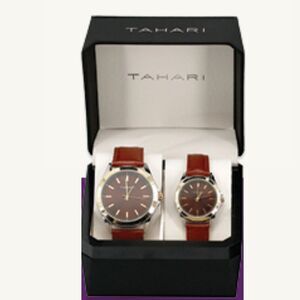 NIB - Tahari His and Her's Matching Watch Set (2 Watches)